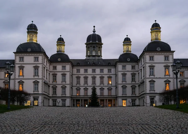 Ingresso Principale Dello Storico Schloss Hotel Bensberg Germania — Foto Stock