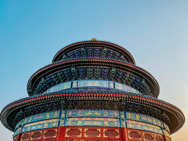 Πεκίνο Κίνα Στον Ιστορικό Ναό Του Ουρανού — Φωτογραφία Αρχείου