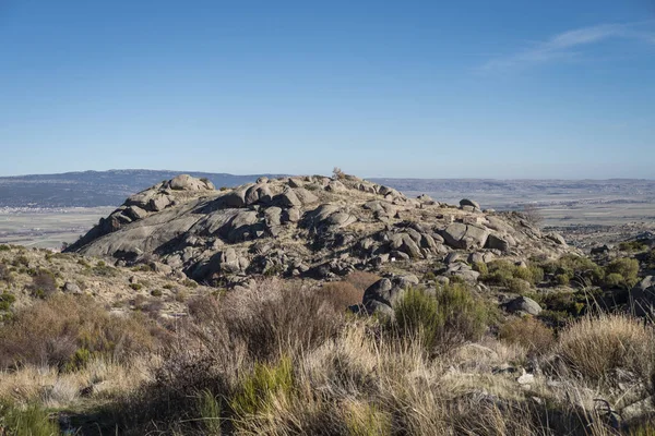 Eine Schöne Aufnahme Der Landschaft Ambles Valley Ávila Kastilien Und — Stockfoto