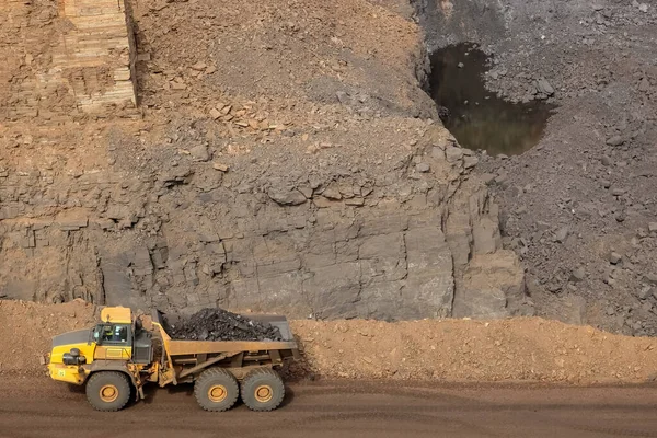 Camión Que Lleva Manganeso Minería Manganeso Sudáfrica — Foto de Stock