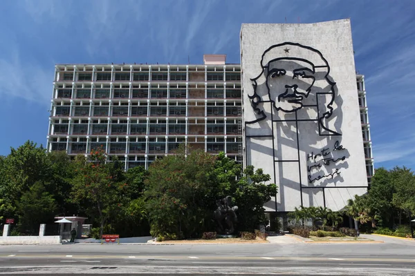 Havana Cuba Maio 2011 Praça Revolução Havana Cuba Edifício Che — Fotografia de Stock