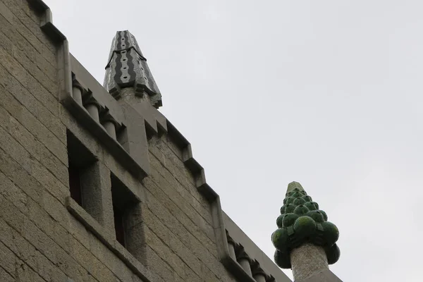 Een Prachtig Shot Van Het Palau Guell Herenhuis Catalonië Spanje — Stockfoto