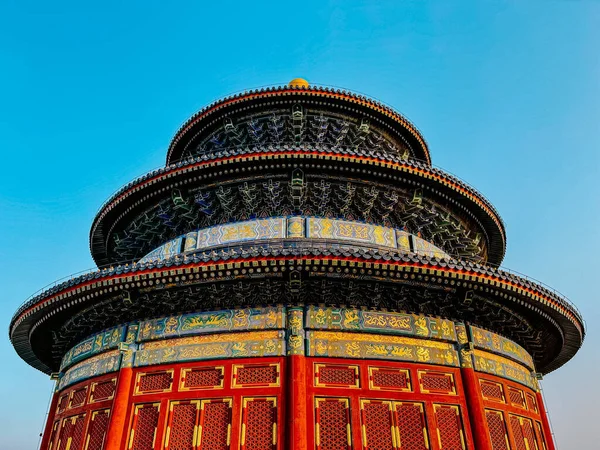 Πεκίνο Κίνα Στον Ιστορικό Ναό Του Ουρανού — Φωτογραφία Αρχείου