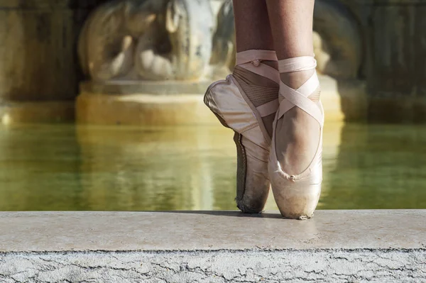 Bel Colpo Piedi Ballerina — Foto Stock