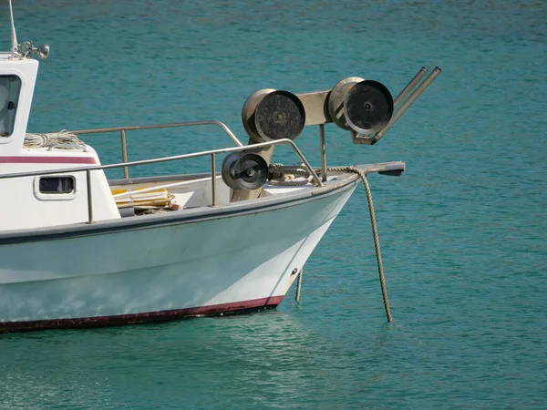 Primer Plano Barco Mar — Foto de Stock