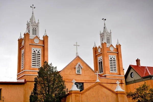 Slavný Historický Kostel San Felipe Neri Novém Mexiku Usa — Stock fotografie