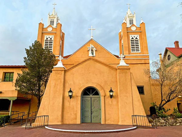 Ünlü Tarihi Neri Kilisesi San Felipe New Mexico Abd — Stok fotoğraf