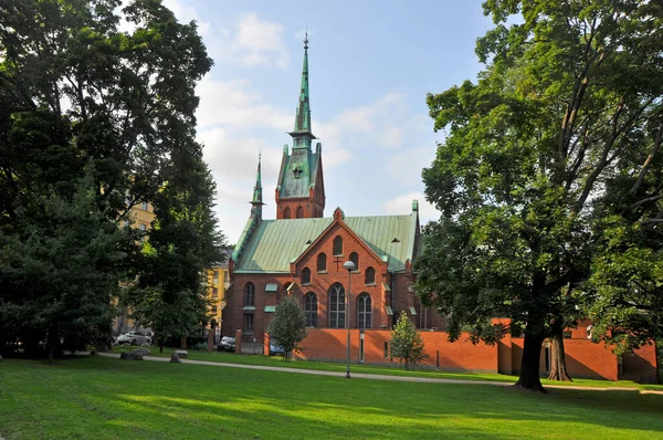 Německý Kostel Červených Cihel Helsinkách Finsko — Stock fotografie