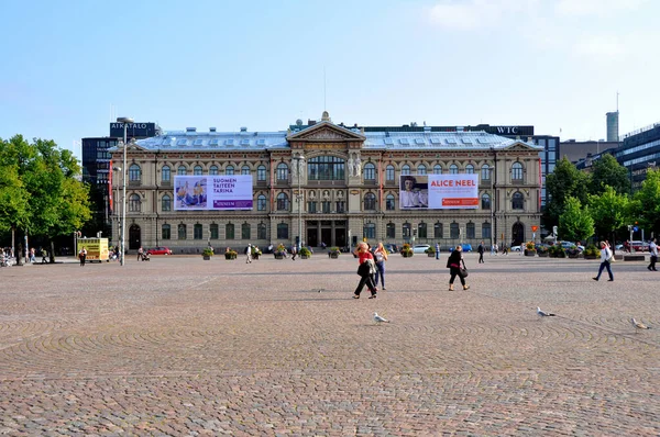 Helsingfors Finland Juli 2016 Utsikt Över Helsingfors Atheneums Konstmuseum Finland — Stockfoto