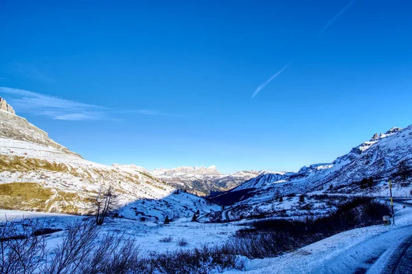 Una Hermosa Toma Las Rocas Montaña Corvara Tirol Del Sur —  Fotos de Stock