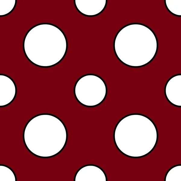 Een Rode Polka Gestippelde Achtergrond Voor Wallpapers — Stockfoto