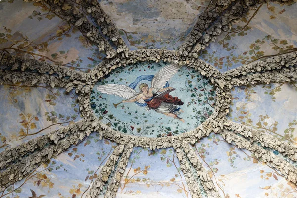 Paris France Dec 2018 Mesmerising Tfop View Ceiling Angel Painted — Stock Photo, Image