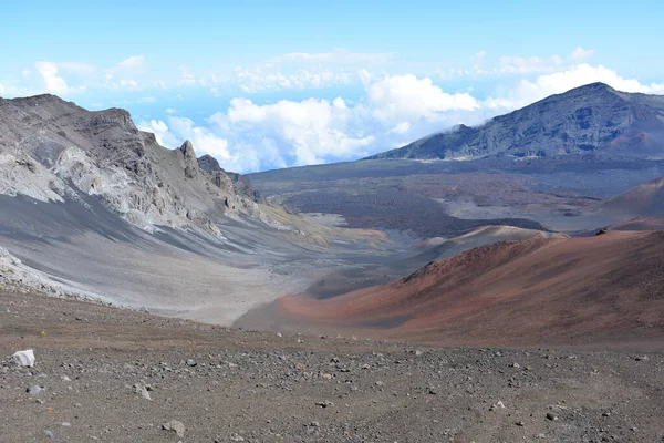 Ett Naturskönt Landskap Haleakala Sköld Vulkan Hawaii Maui — Stockfoto