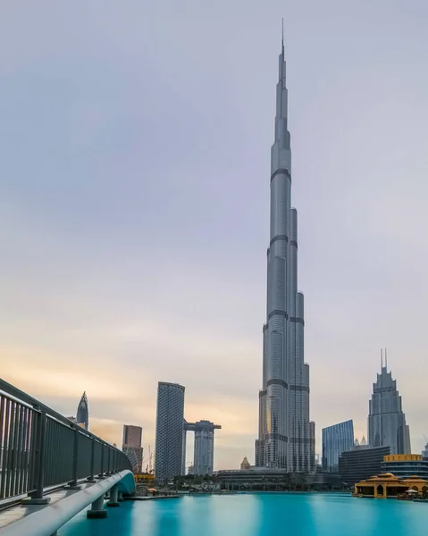 Dubai United Arab Emirates Listopadu 2018 Celkový Pohled Burj Khalifa — Stock fotografie