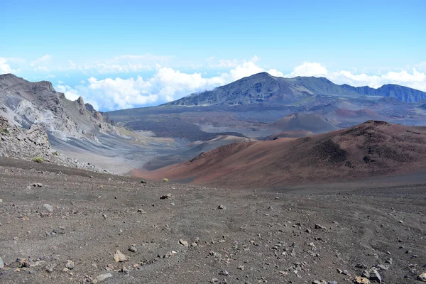 Paisaje Escénico Del Volcán Escudo Haleakala Isla Hawaiana Maui —  Fotos de Stock