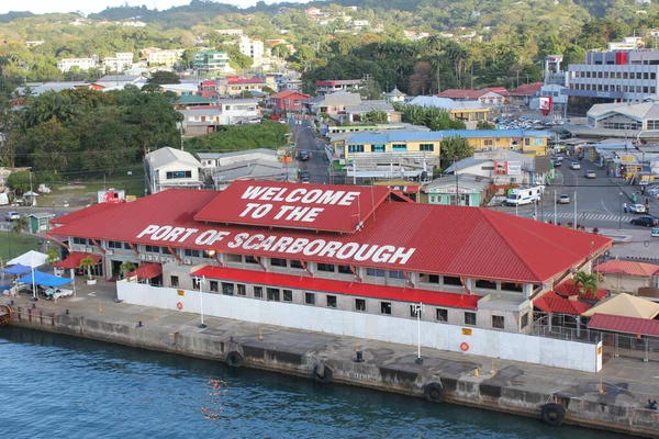 Scarborough Trinidad Tobago Nov 2020 Welcome Port Scarborough Tobago — Φωτογραφία Αρχείου