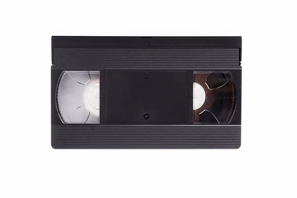 Jedna Vhs Páska Izolovaná Bílém Pozadí — Stock fotografie