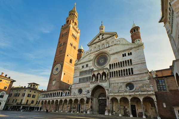 Cremona Italy Oct 2020 Вид Кафедральний Собор Кремоні Ломбардія Італія — стокове фото