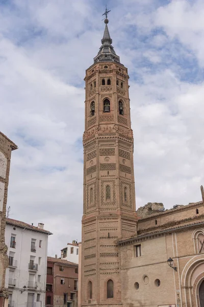 Plano Vertical Iglesia San Andrés Calatayud Zaragoza Aragón España —  Fotos de Stock