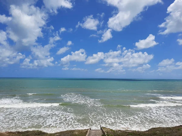 Een Betoverende Opname Van Een Prachtig Braziliaans Strand Zomer — Stockfoto