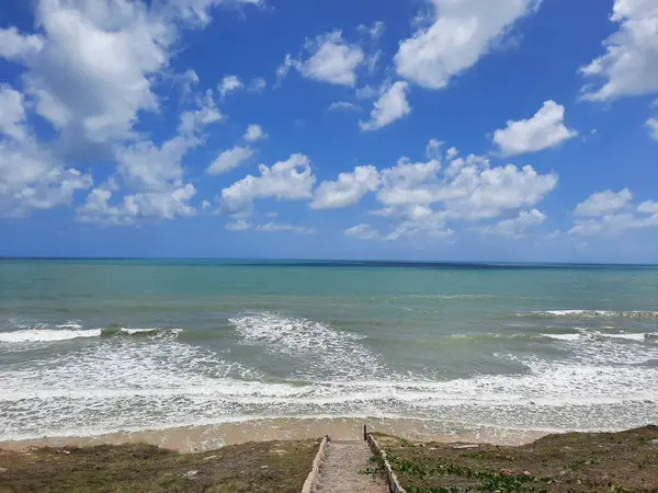 Una Foto Fascinante Una Hermosa Playa Brasileña Verano — Foto de Stock