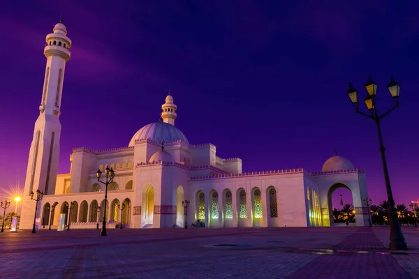Manama Bahrain 2020 Mešita Fateh Bahrajnská Mešita Jednou Největších Mešit — Stock fotografie