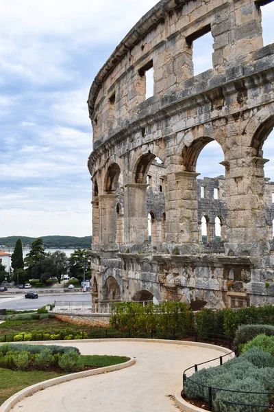 Een Prachtig Shot Van Pula Arena Pula Kroatië — Stockfoto