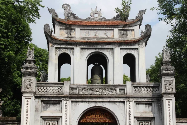 Zdjęcie Bliska Świątyni Literatury Hanoi Wietnam — Zdjęcie stockowe