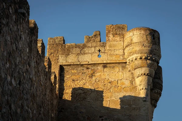 Stará Středověká Věž Nachází Vedle Hlavního Náměstí Caceres Španělsko — Stock fotografie