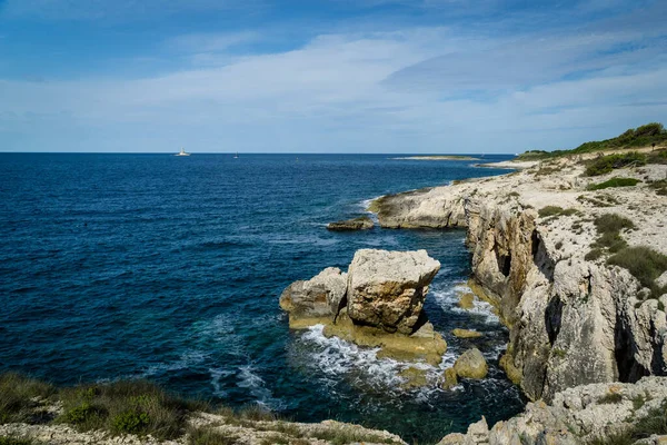 Het Meest Zuidelijke Punt Van Het Istrische Schiereiland Pittoreske Kaap — Stockfoto