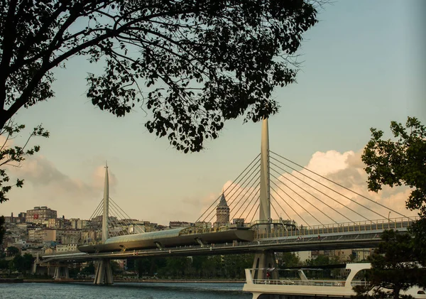 Een Prachtig Beeld Van Brug Stadsgezichten — Stockfoto