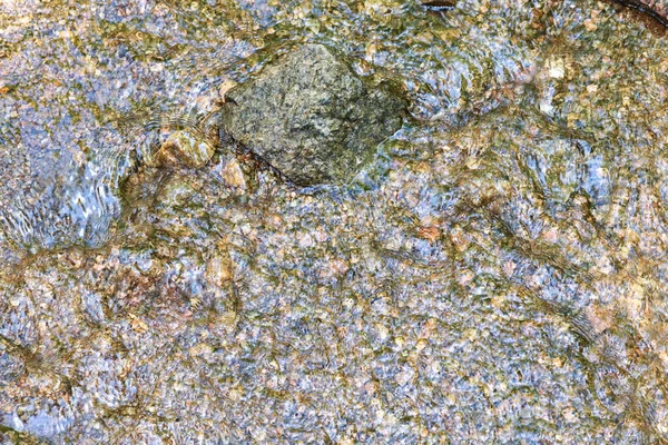 Top View Stone Texture Clear Water — Stock Photo, Image