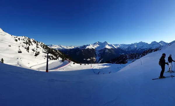 Ahrnta Italie Janv 2020 Vue Panoramique Des Pistes Station Ski — Photo