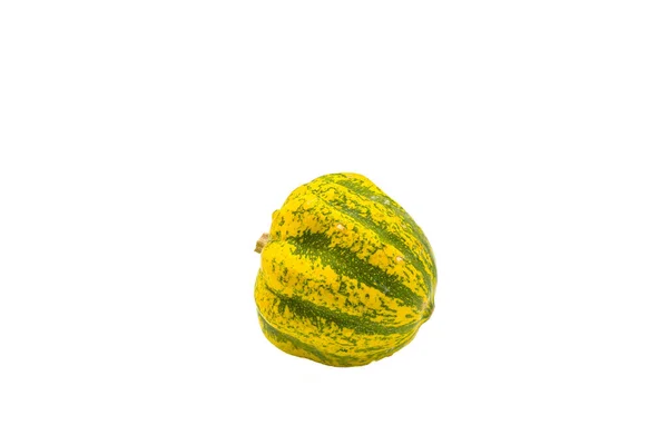 Closeup Shot Exotic Pumpkin Isolated White Background — Stock Photo, Image