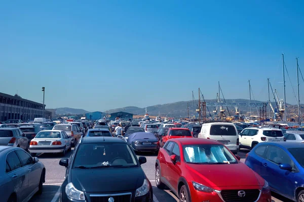 Tel Aviv Israel Julho 2019 Vista Barco Israelita Estacionado Nas — Fotografia de Stock