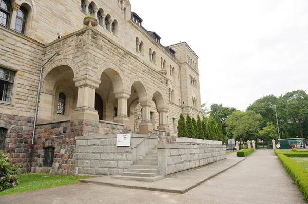 Poznan Polen Juni 2017 Treppenstufen Und Eingang Zur Kaiserburg — Stockfoto