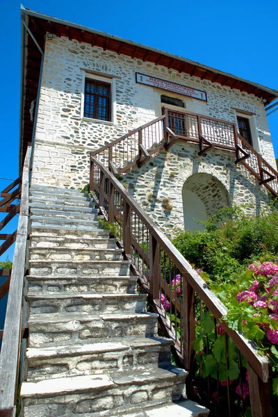 Volos Grecia Jan 2021 2021 Volos City Greece Piedra Edificio — Foto de Stock