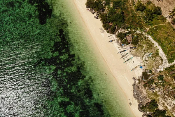 Fantastisk Bild Sandstranden Och Det Klarblå Havet Solig Dag Skapad — Stockfoto