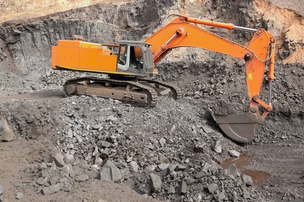 Open Pit Manganese Mining Industry Machine — Stock Photo, Image