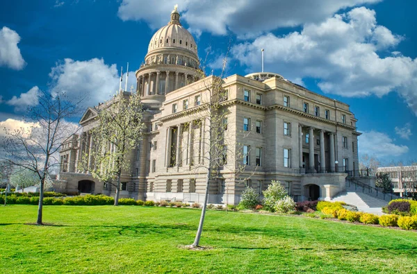 Primer Plano Del Edificio Del Capitolio Estatal Idaho — Foto de Stock