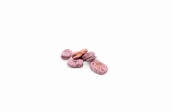 Primer Plano Pequeños Caramelos Rosados Como Piedras Aisladas Sobre Fondo —  Fotos de Stock