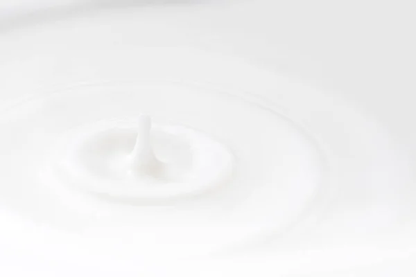 Closeup Shot Some Milk Rippling Glass — Stock Photo, Image