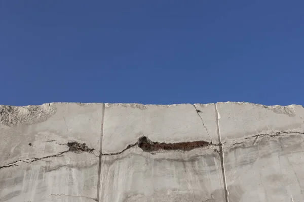 Wall Marble Quarry Blue Sky Andalusia Spain — Stock Photo, Image