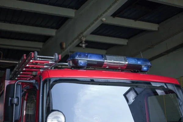 Крупный План Вершины Пожарной Машины — стоковое фото