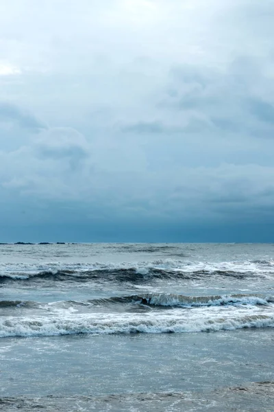 Piękne Ujęcie Plaży Oceanicznej — Zdjęcie stockowe