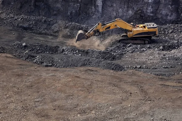 Les Machines Minières Manganèse Dans Site Afrique Sud — Photo