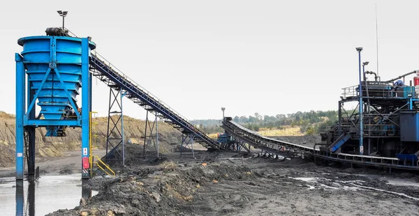Equipamento Mineração Carvão Local África Sul — Fotografia de Stock