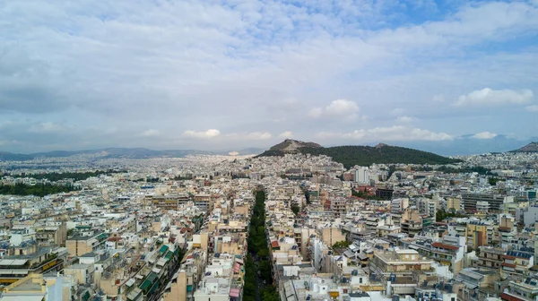Yunanistan Gündüz Binaları Olan Bir Şehir — Stok fotoğraf