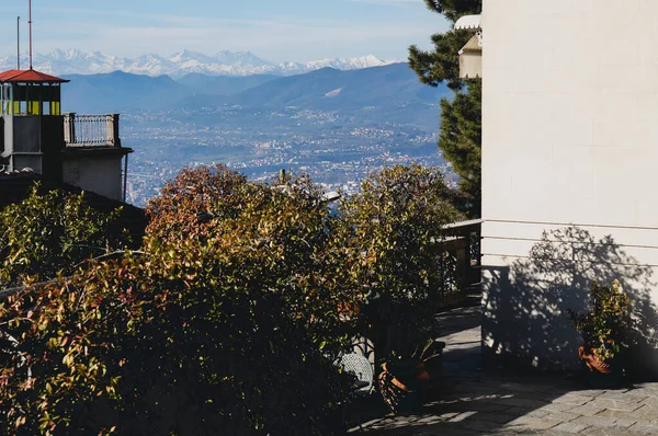 Como Şehir Manzaralı Güzel Bir Köşe — Stok fotoğraf