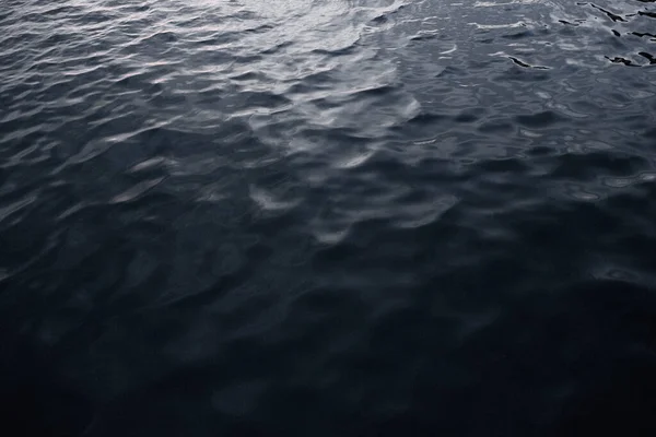 Abstracto Azul Oscuro Calma Ondulado Agua Superficie Fondo — Foto de Stock